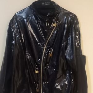 Lip Service Black PVC Straight Jacket